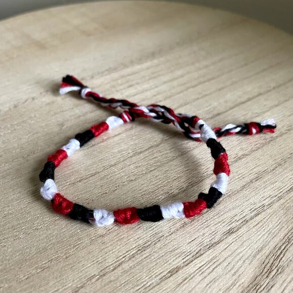 Misha Bracelet anklet trendy comfortable tie embroidery thread woven gift - Picture 1 of 1